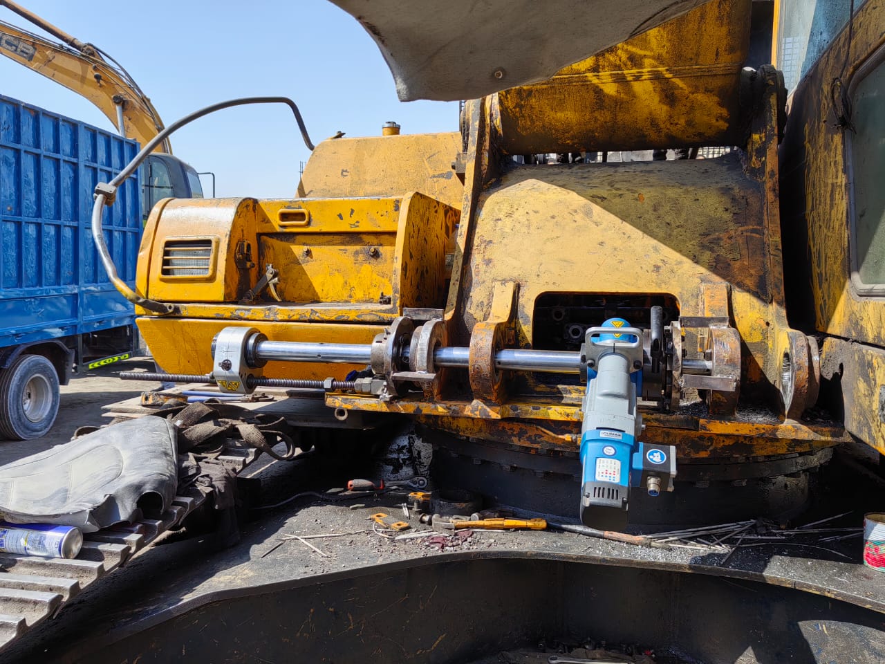 Line Boring for Heavy Equipment